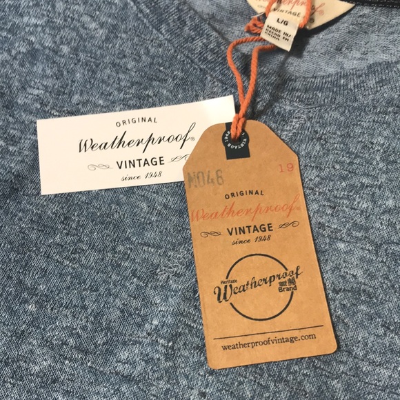 NWT Weatherproof Vintage Long Sleeve Slub Shirt - Picture 7 of 16